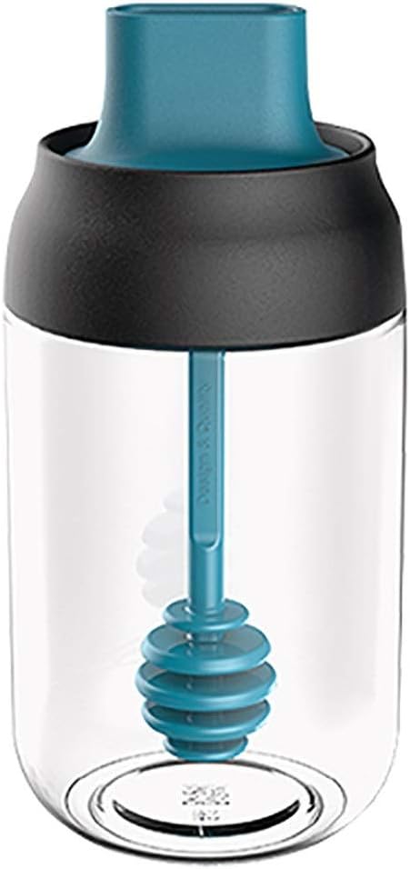 250ml Spice Jar Spice Bottle Salt Pepper Jar Seasoning Jar -proof Lid Spoon Seasoning Container Kitchen Seasoning Bottle(Style 2)