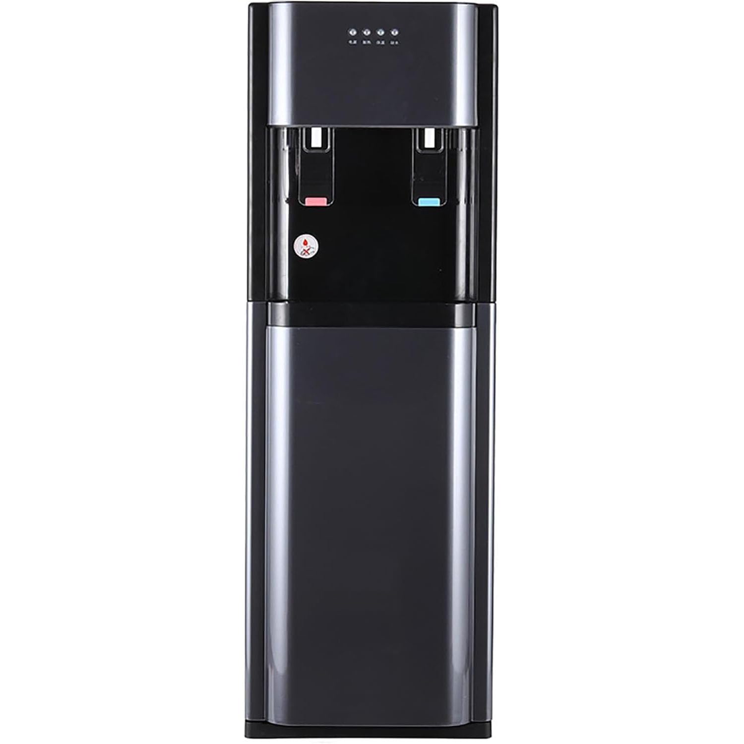 ITOSUI Freestanding Mains Fed Unit Loading Floor Standing Water Dispenser,Cooler Water Dispenser,Bottom Loading Hot and Cold Water For Home Office Commercial Business,Black,Hot and cold