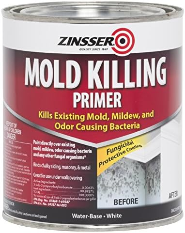 qt Zinsser 276087 White Zinsser, Mold Killing Primer Water-Based Mold Killing Primer