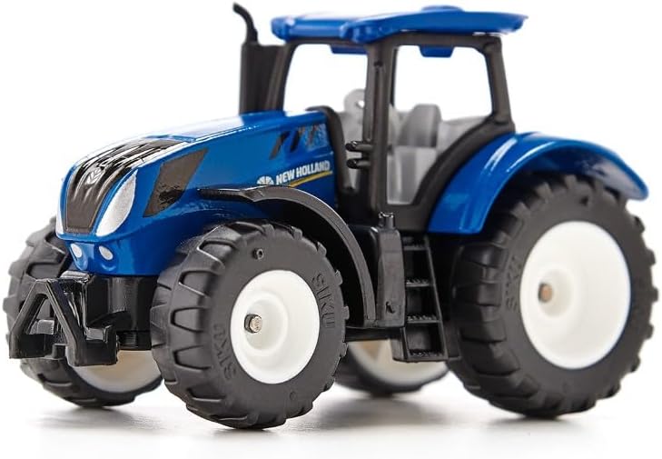 Siku 1091, New Holland T7.315 Tractor, Metal/Plastic, Blue, Detachable cab and Trailer Hitch