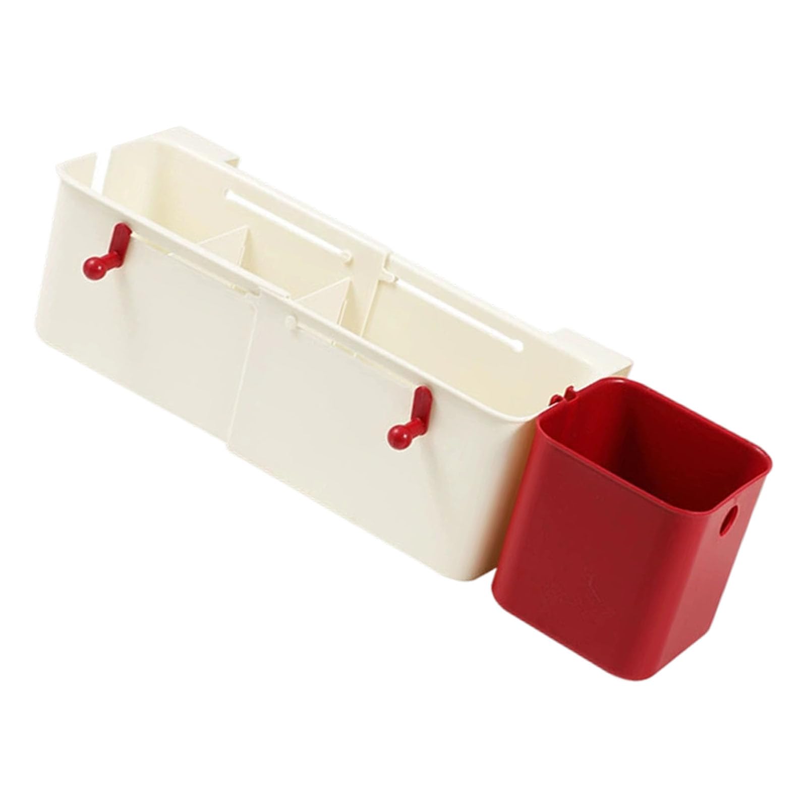Xjdzineq Expandable Bedsides Storage Shelf Without Tools Needed Hanging Organizers with Sturdy PP Construction Adjustable Overbed Shelf