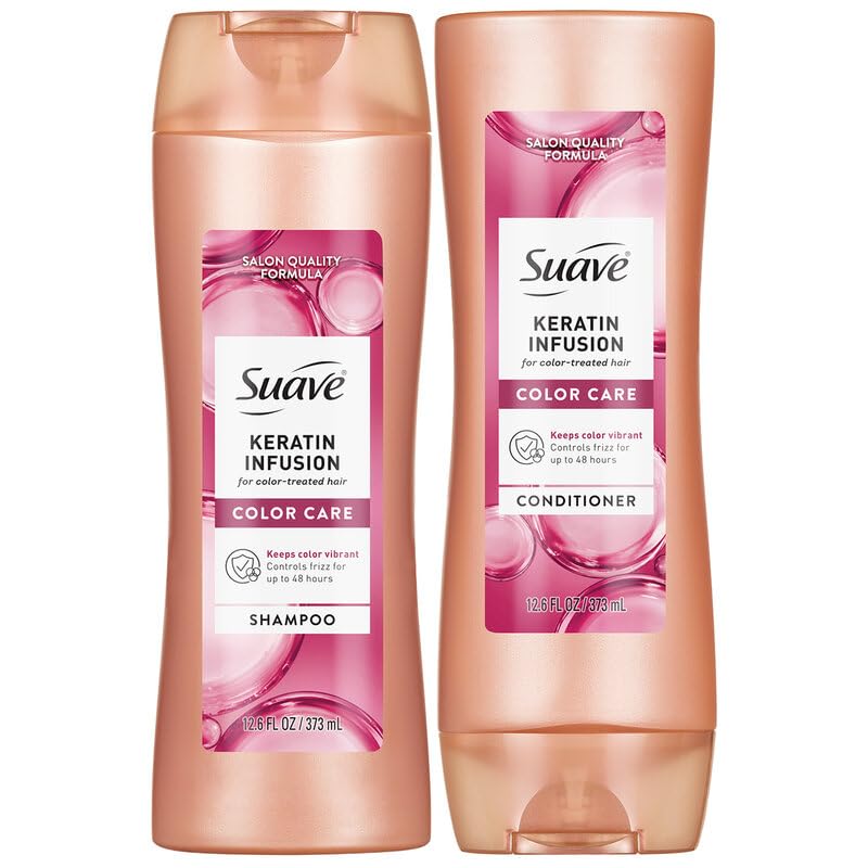 Suave Keratin Shampoo and Conditioner Set
