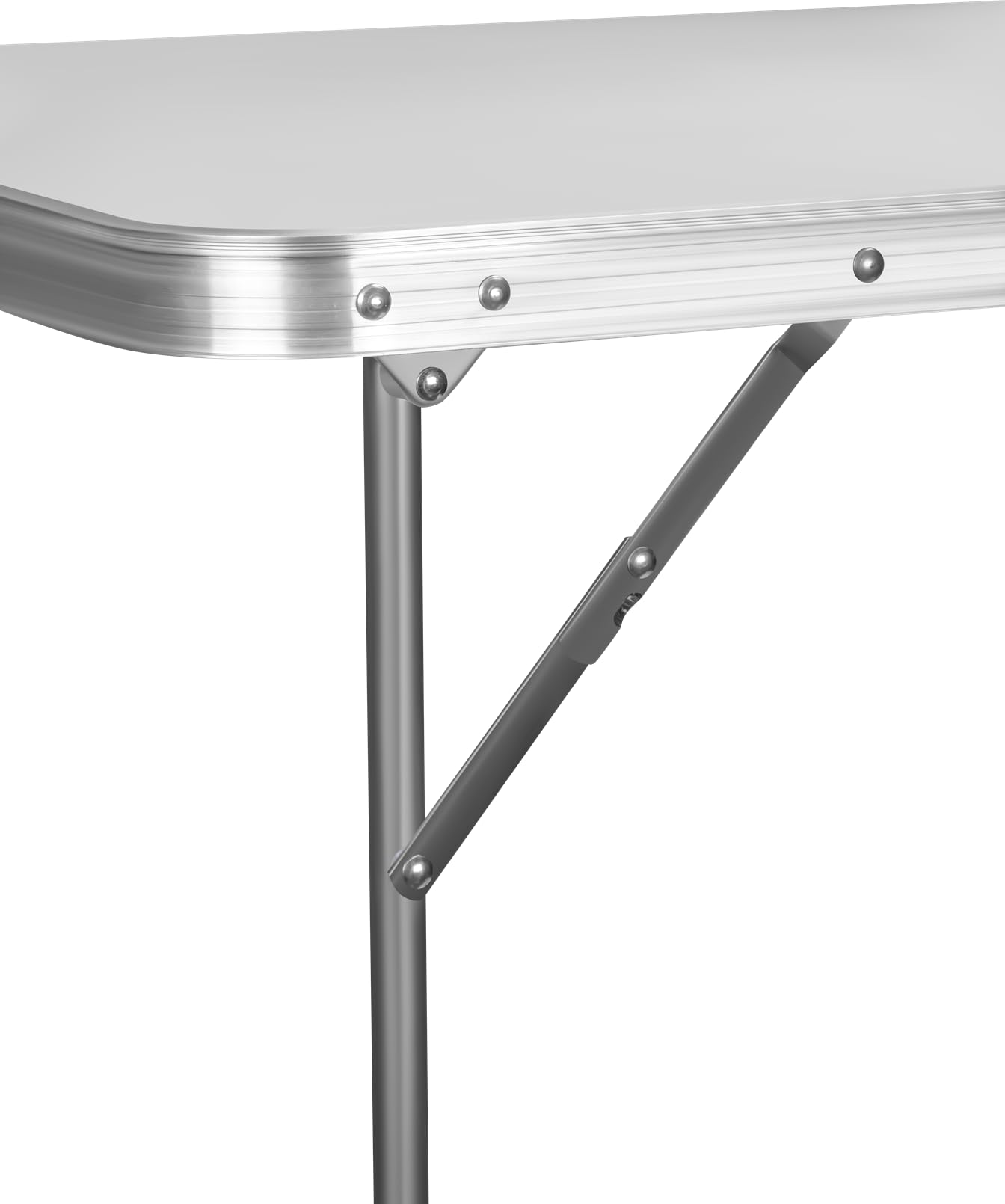 LED LEDS Tavolo Pieghevole con Struttura in Alluminio 80x60x69 picnic per Campeggio