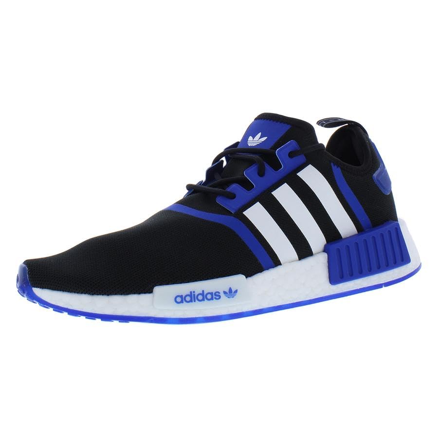 Image of adidas NMD R1 Primeblue Mens Shoes Size 6, Color: Black /White /Blue