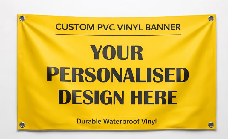 Personalised Banners for Event Banners and Signs Personalised Customised Banner Personalised PVC Banner Perfect for Indoor Outdoor Use