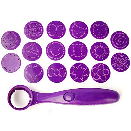 Food Decorating Spoon - Magic Spice Tools 16 Different Images Decor Coffee Cake Foods Piping Spoons Funning Kitchen