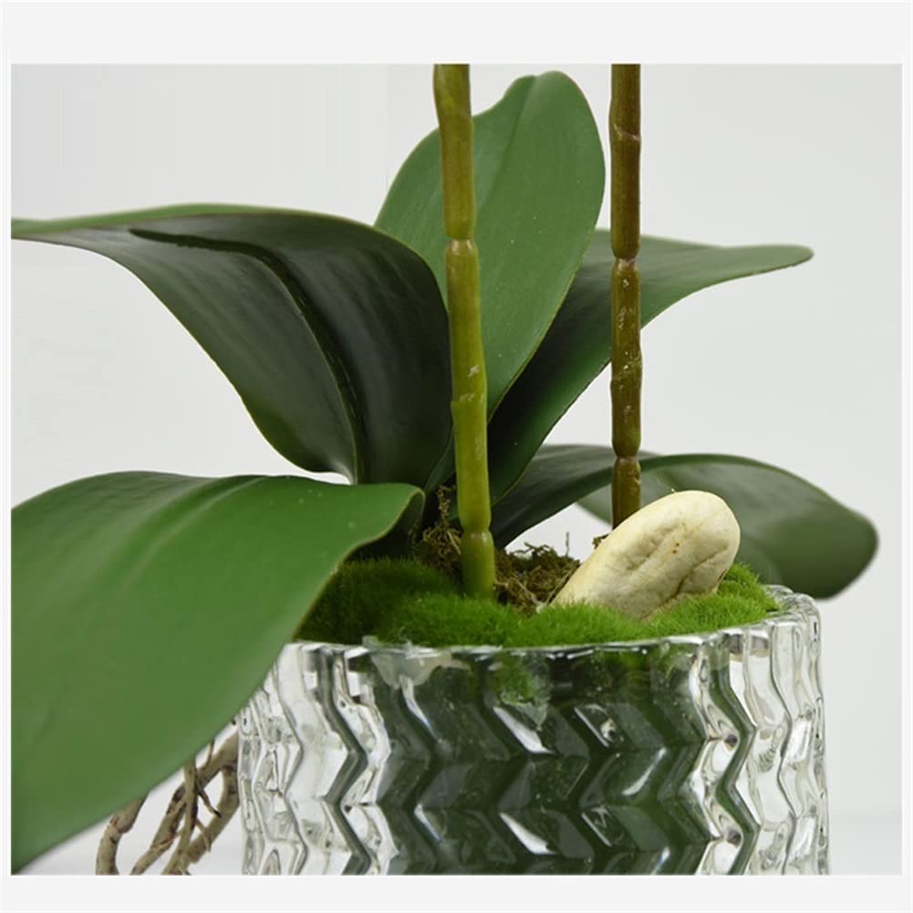 Sztuczny Kwiat, Sztuczne Bonsai Z Wazonem, Sztuczny Kwiat Orchidei Z Wazonem, Sztuczne Rośliny Phalaenopsis Do Salonu, Różowe Sztuczne Kwiaty, Ozdoby Na Biurko,(Jasnoróżowy)