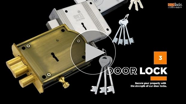 DUKE Door Lock Dyna Regular Heavy Main Door Lock with One