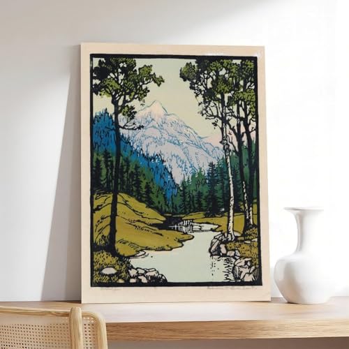 Impression sur toile Serenity pour apaiser un espace de travail stressant 30cm - 7
