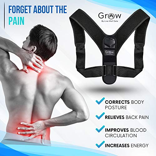 Posture-Corrector-For-Men-And-Women-Adjustable-Upper-Back-Brace-For-Clavicle-Support-and-Providing-Pain-Relief-From-Neck-Back-and-Shoulder-Lightweight-By-Grow-Vitamin