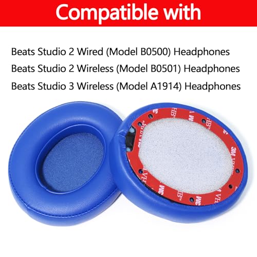 Replacement Ear Pads for Beats Studio 3 & Studio 2 Headphones - Blue by Xinyuekj - Used condition - Image 2