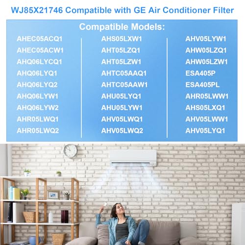 Image of WJ85X21746 Air Conditioner Filter Replacement Fits GE Window Air Filter
