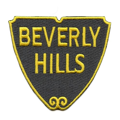 Beverly Hills Street Sign Patch Travel California Embroidered Iron On