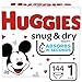 Huggies Snug & Dry Baby Diapers, Size 1, 144 Ct