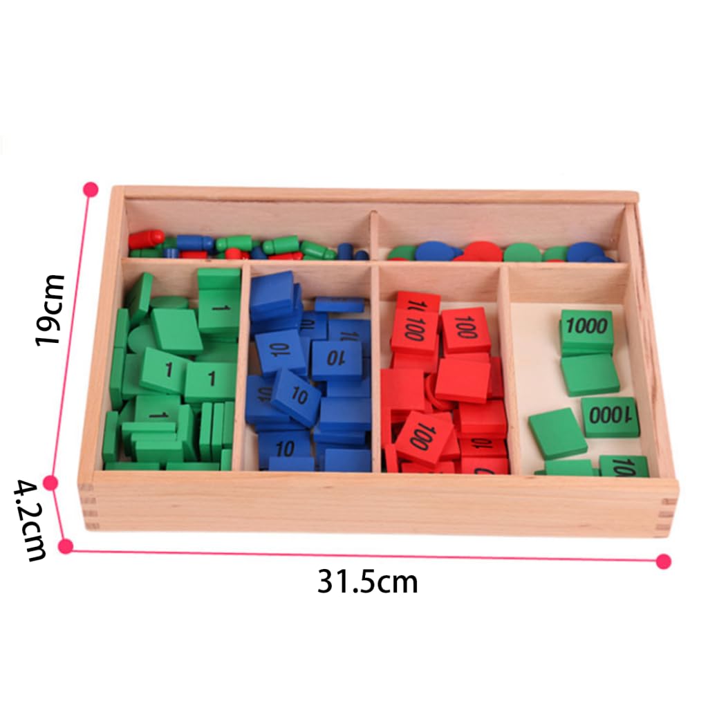 Juego de Sellos Matemáticos para Niños, Juguete Matemático, Herramienta Profesional para Preescolar, Material Didáctico.