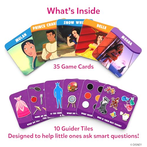 Image of Skillmatics Guess in 10 - Disney Princess Card Game for Preschool Kids, Girls & Boys Who Love Cinderella, Ariel, Jasmine, Fun Travel Game & Gifts for Ages 3, 4, 5, 6