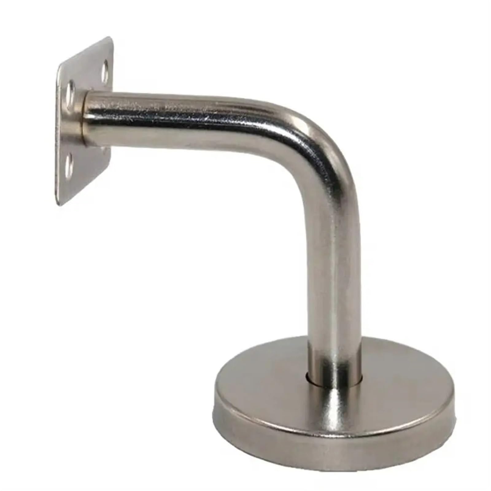 VAYEODEYU Handrail Brackets 10 Pcs Stainless Steel 8 Inch Wall Support for Stair Railing Guardrail(Flat Support)