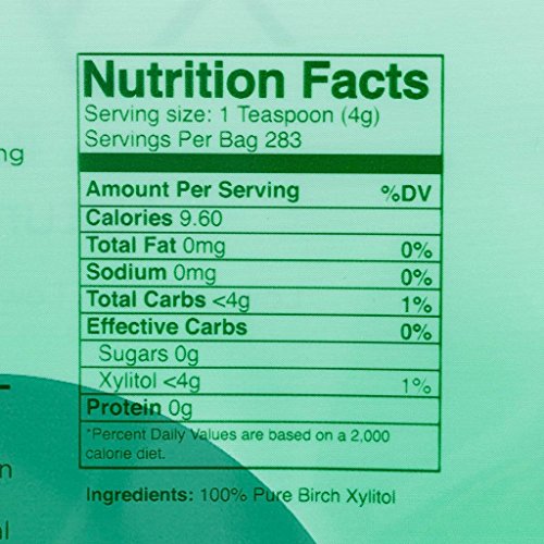 Morning Pep Pure Birch Xylitol (Keto Diet Friendly) Sweetener With No Aftertaste 2.5 Lbs (Not From Corn) Non Gmo Kosher Gluten Free Product Of Usa. 40 Oz #TOP2