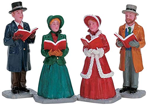 Lemax Lot de 4 Figurines de Noël