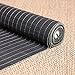 LIUD Bambus Rollos Für Fenster Bambusrollo Aussenbereich Retro Sonnenschutz Rollo Bambus Bambus Rollo Draußen Mit Heber Wetterfest Türvorhang Bambus Lichtfilterung/Wärmedämmung/Schwarz/Anpassbar