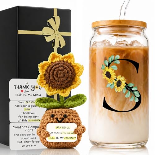 Sunflower Glass Cup
