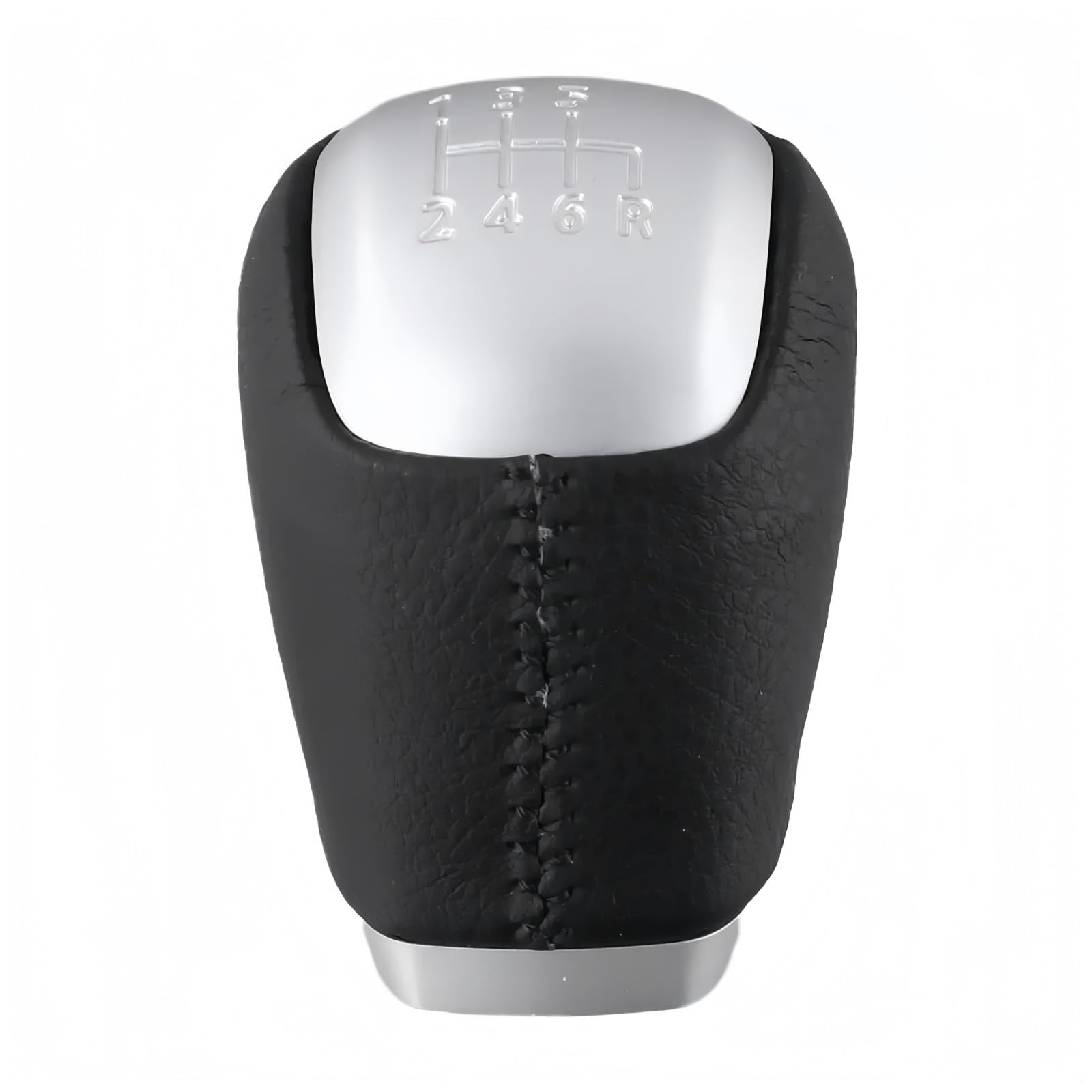 Grozzy Universal Shifter Handle Manual Shift Gear Knob 6 for Speed for Range for Rover for Evoque 2011-2018 Head