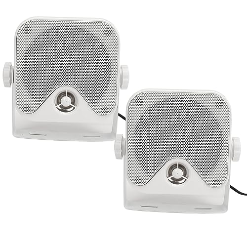 Altavoces marinos impermeables 100W para camión y UTV con soportes de montaje