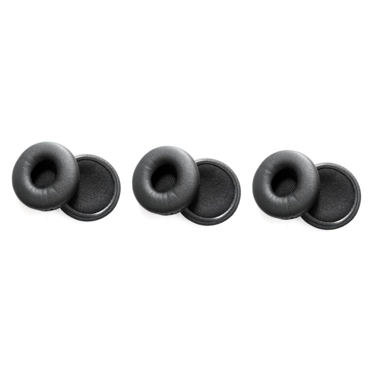 DOITOOL 3pezzi Auricolari Ricambio Pu Per Cuffie Pp e Miglioramento Prestazioni Audio