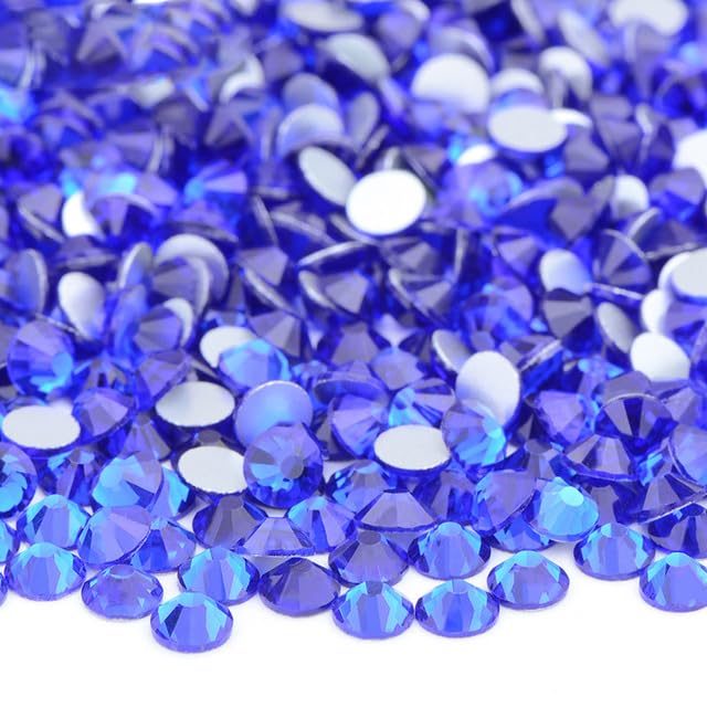 Vente en gros 100 bruts SS6 8 10 12 16 20 30 cristal rose violet dos plat strass en vrac colle sur la décoration des ongles pierre-02 cristal AB,ss6 100gr 14400pcs 12 saphir ss16 100gr 14400pcs