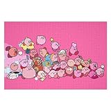 星のカービィ ジグソーパズル キャラクター パズル 人気 家族全員のためのスキルゲーム、益智減圧玩具 木製パズル インテリア プレゼント 1000ピース