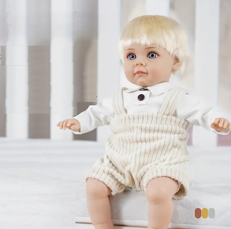 Tonyra New Reborn Doll 14 Inch 35.56cm Baby Boy Doll with Fashion Clothes Soft Skin Cotton Body Lifelike Realistic Baby DIY Toys for Birthday Gift (B0D5BLJZSR) Amazon Price History, Amazon Price Tracker