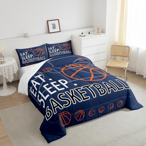 Image of Feelyou Basketball Bedding Set Queen Size for Kids
