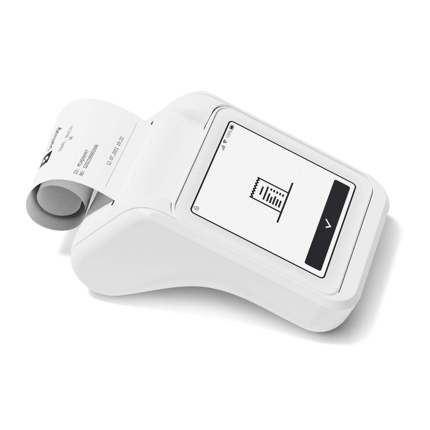 SumUp Solo Kartenterminal mit Drucker – Mobiles All-in-One Kartenlesegerät mit WLAN & integrierter SIM, Touchscreen, Belegdruck, Apple Pay, Google Pay, EC- & Kreditkarten – Keine Monatsgebühren