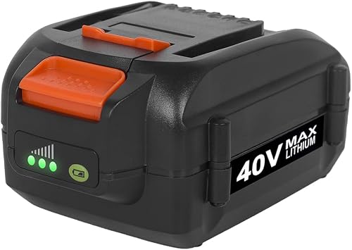 40V 3.5Ah WA3580 Replacement Lithium Battery for Worx 40V Battery,Compatible with 40 V Tools WG180 WG280 WG380 WG580Not for 2x20V Tools