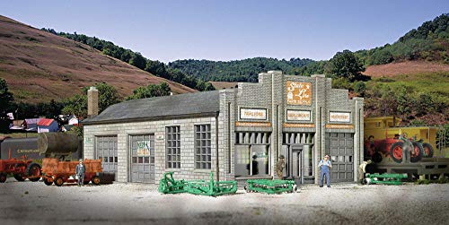 Kit HO Walthers Cornerstone State Line Farm Supply pour maquette de ferme