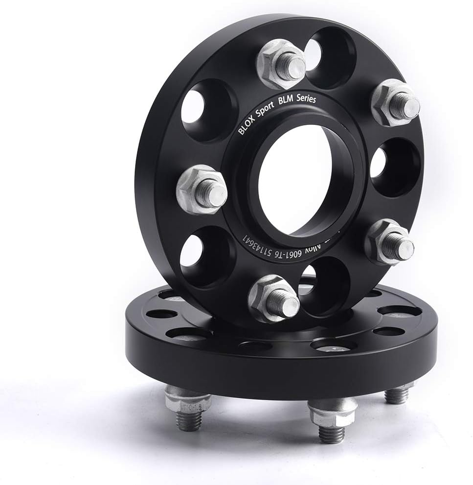 2Pcs 25mm / 1'' Hub Centric Wheel Spacers Adapters 5x127 Forged Aluminum 6061-T6 for Wrangler Grand Cherokee SRT-8