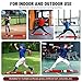 Rolitwils Softball Pitching Mat for Baseball Pitching Trainer - Wear Resistant Non-Slip Baseball Hitting Mat for Young Pitching Trainer Practice - 54 x 12 inches Portable Thicker