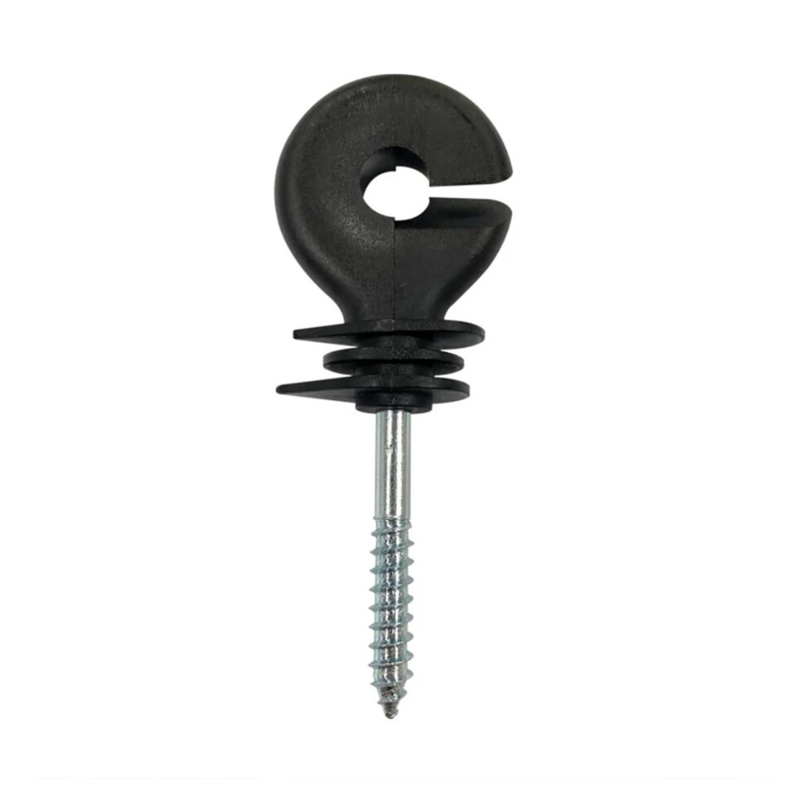 20 Pezzi isolatore for Recinzione elettrica isolatore avvitato Anello for Recinzione isolatori for Pali in Legno for la Recinzione degli Animali da Fattoria