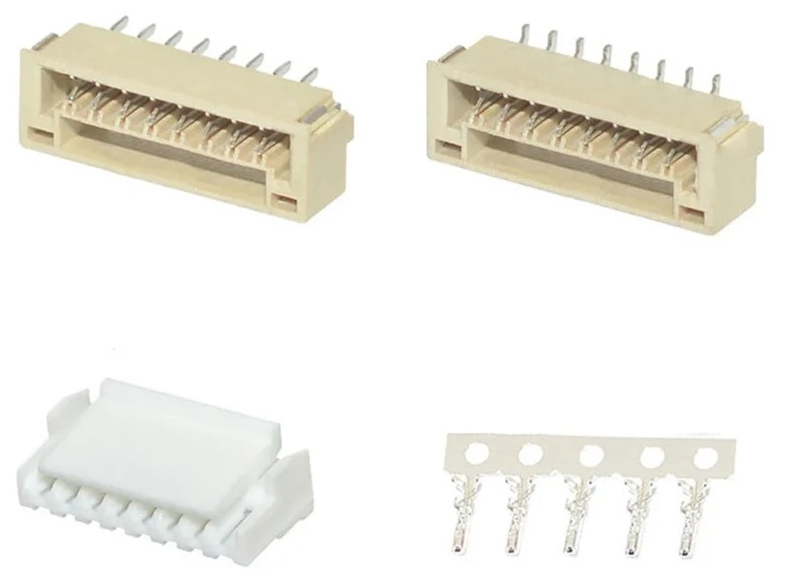 20 connettori GH1.25mm, cabecera verticale/orizzontale, 2-12 pini, carcasa e terminali
