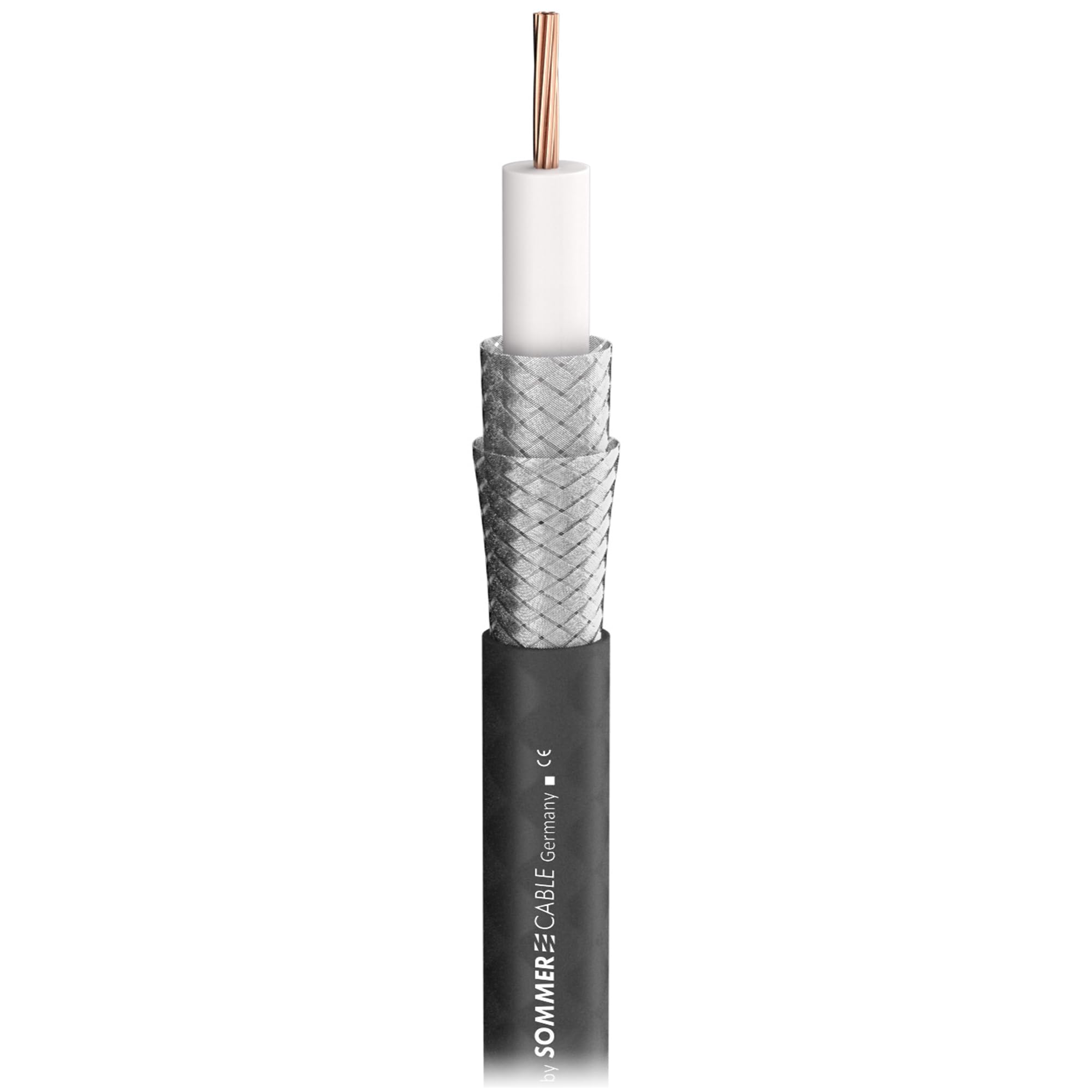 SommerCable DZGX-1000-SW-SW - Cable de conexión de vídeo (10 m, 6G, 3G, SDI, 4K, UHD, HD-SDI, HD-TV) SC-Vector PLUS 1.2/4.8 DZ 1 x 0,88 mm², conector BNC NETRIK