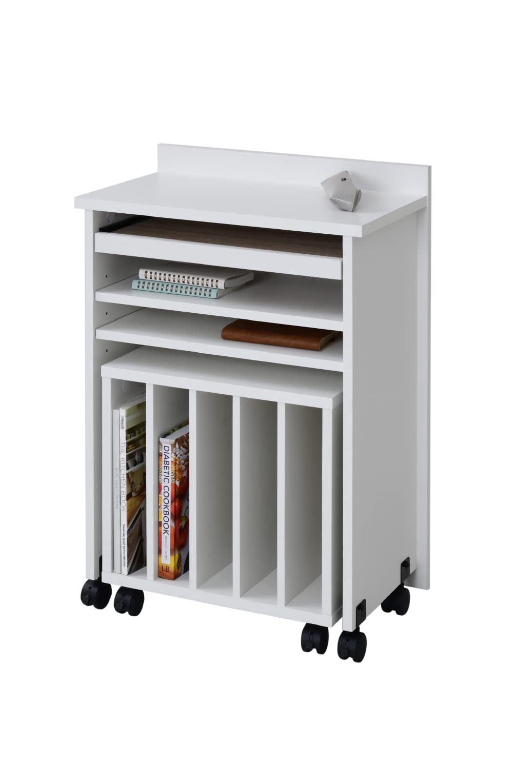 キッチンカウンター用 シェルフ 幅50高75奥29.5 ホワイ Amazon.co.jp: JKプラン 隠せるカウンター下収納 幅50 奥行30