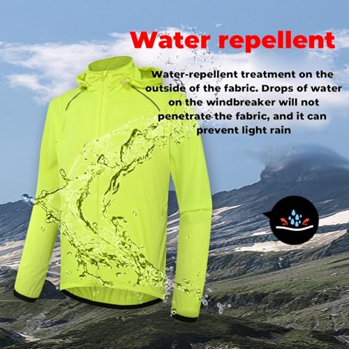 Chaqueta de ciclismo para hombre tamaño XL verde miniatura 3