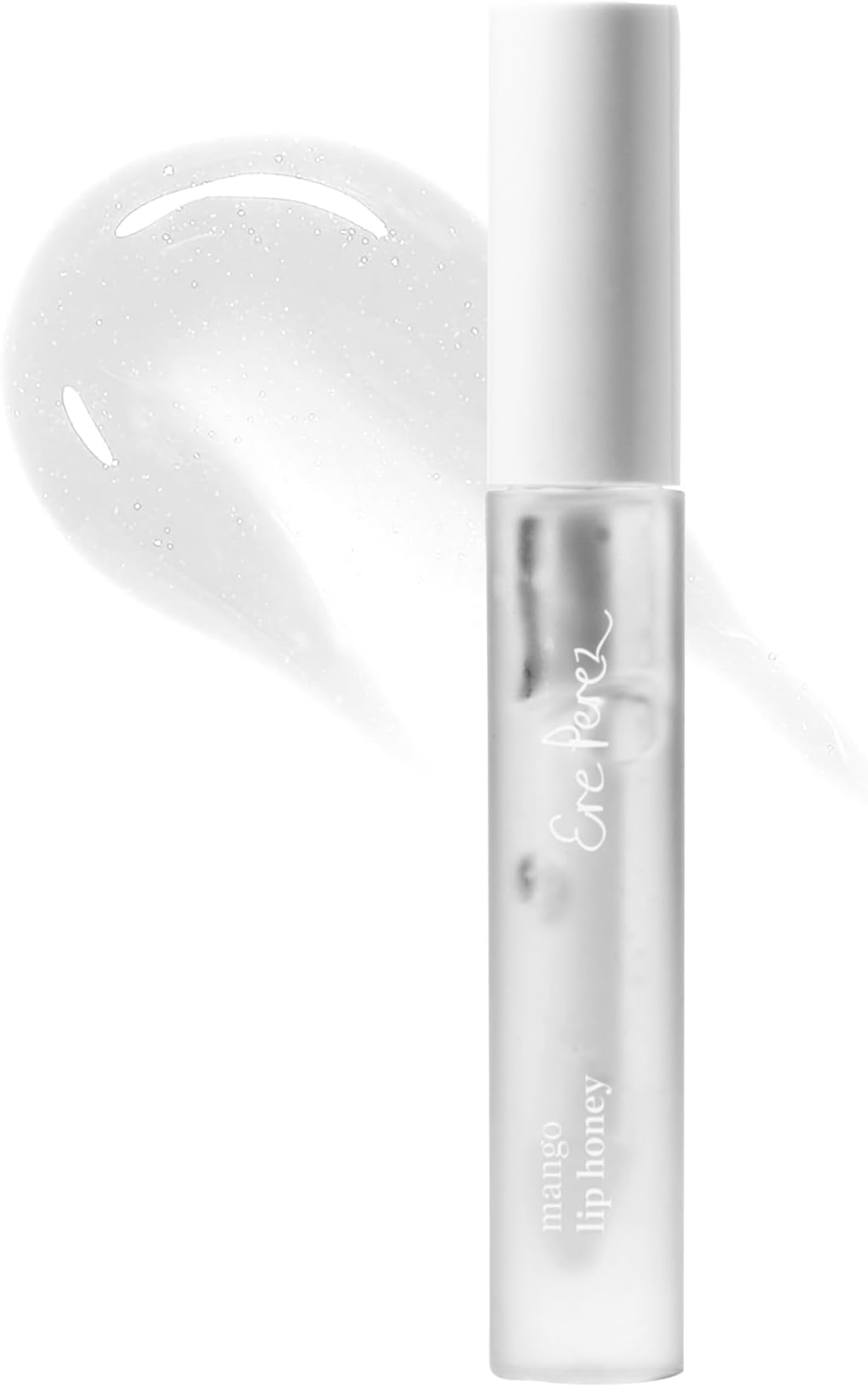 Natural Mango Lip Honey | Hyaluronic Acid, Jojoba Seed Oil | Hydrate, Moisturize, Nourish, Soften | Vegan, Cruelty-Free, Clean Beauty (Glaze, 0.10 fl oz | 3 ml)