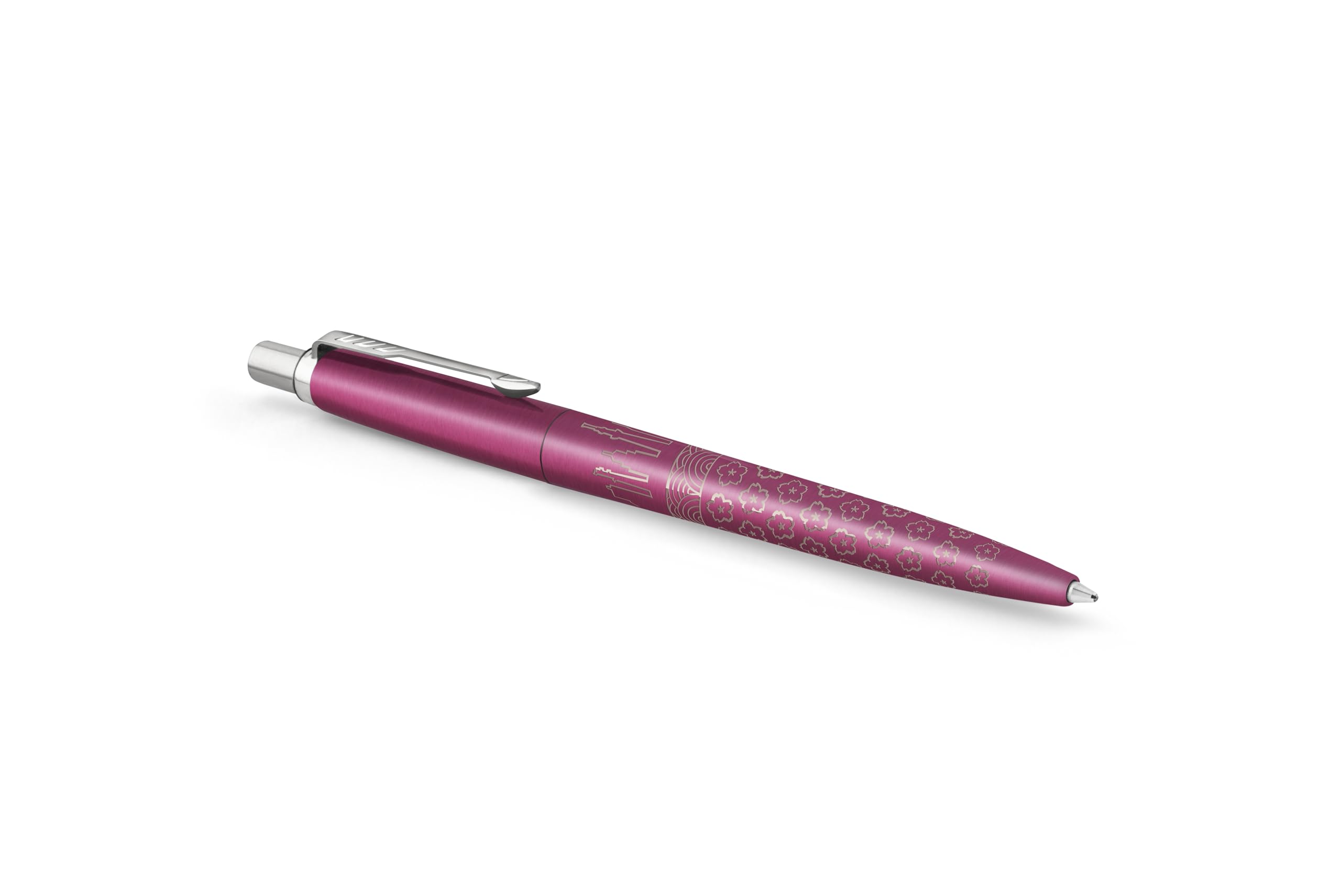 Parker Jotter Special Edition Global Icons Ballpoint Pen, Satin Pink - Image 3