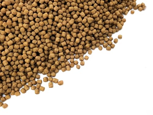 HERONS - Wheatgerm Pellets - 3 mm Pellets for all Goldfish Japanese koi and Pond Fish - OMEGA-3 Fatty Acids Vitamin E and C - Improves Digestion Liver Function - Enhance Colour - 500 G