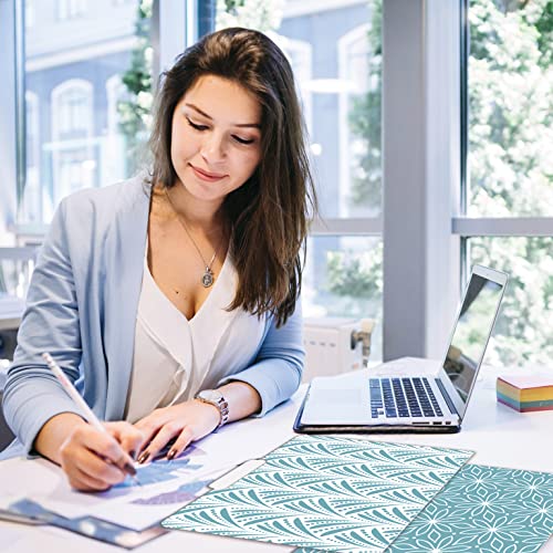 Decorative File Folders, 12 Pack, 6 Unique Designs, Heavyweight, Letter Size (9.5 X 11.5") With 1/3 Cut Tab, Soft Hue Floral Designs, Fashion Folders By Better Office Products #TOP4