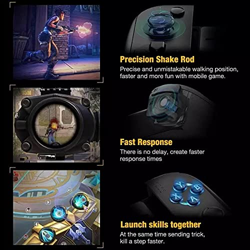 Saitake 7007f Wireless&bluetooth Gamepad Joystick Telescópic Preto
