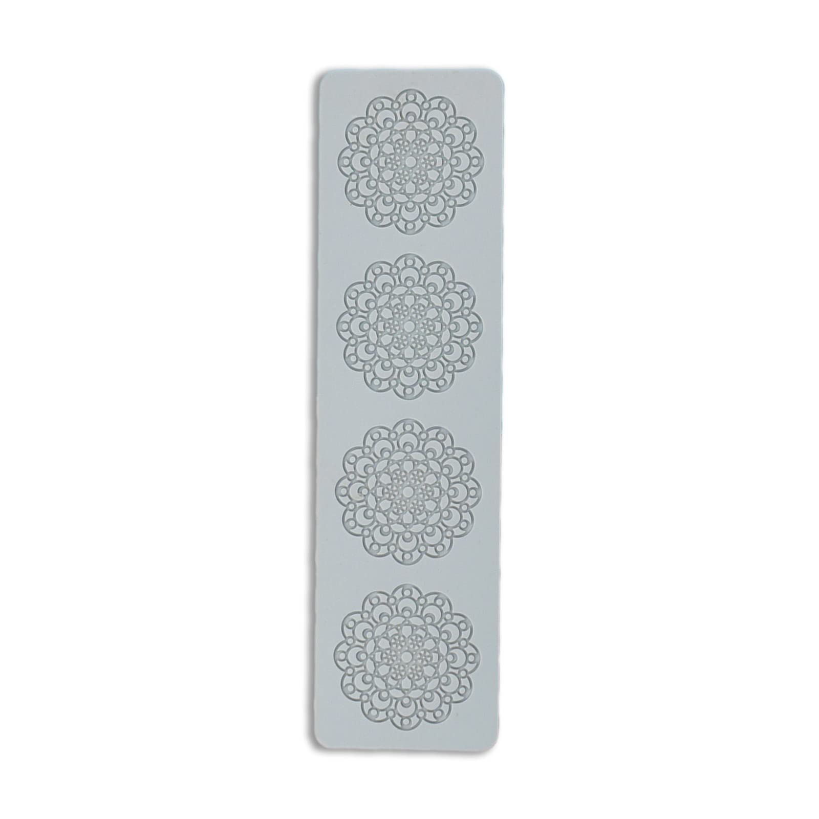 MALSSE Fondant Embossers Flower Cookie Biscuit Embossing Decorating Cutter Cake Gadgets Silicone Fondant Molds Baking