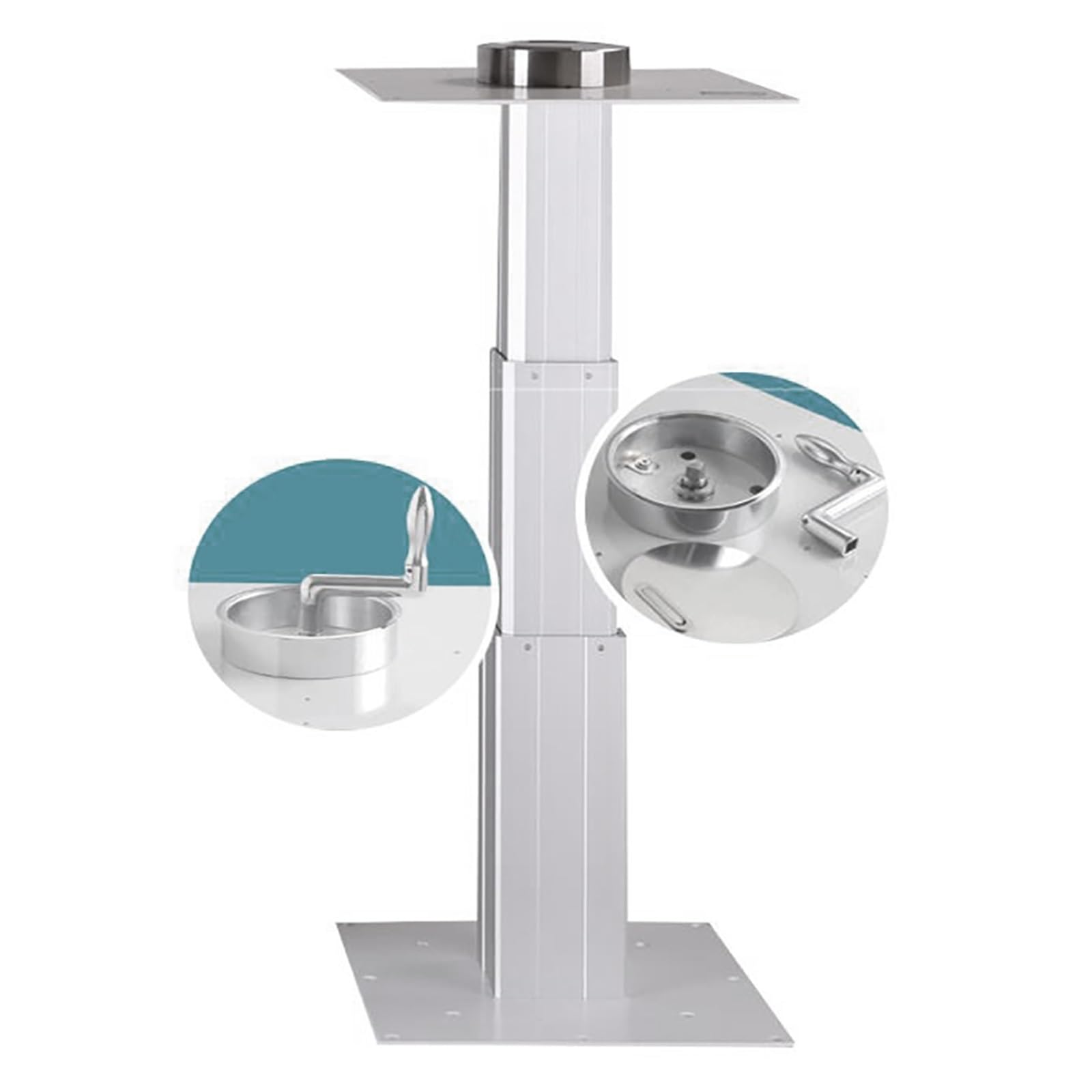 Table élévatrice électrique Max 80 kg plate-forme élévatrice 310-710mm for hauteur de réglage automatique avec poignée 1 pièces (Size : TTM310-C)