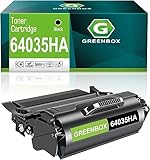 GREENBOX Remanufactured 64035HA High Yield Toner Cartridge Replacement for Lexmark 64035HA for T640 T640dn T640dtn T640N T640tn T642 T642dtn T642n T642tn T644 T644dtn T644n T644tn Printer (1Black)